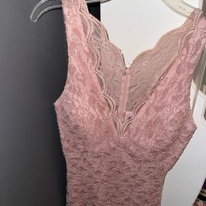 Pink Lace Dress